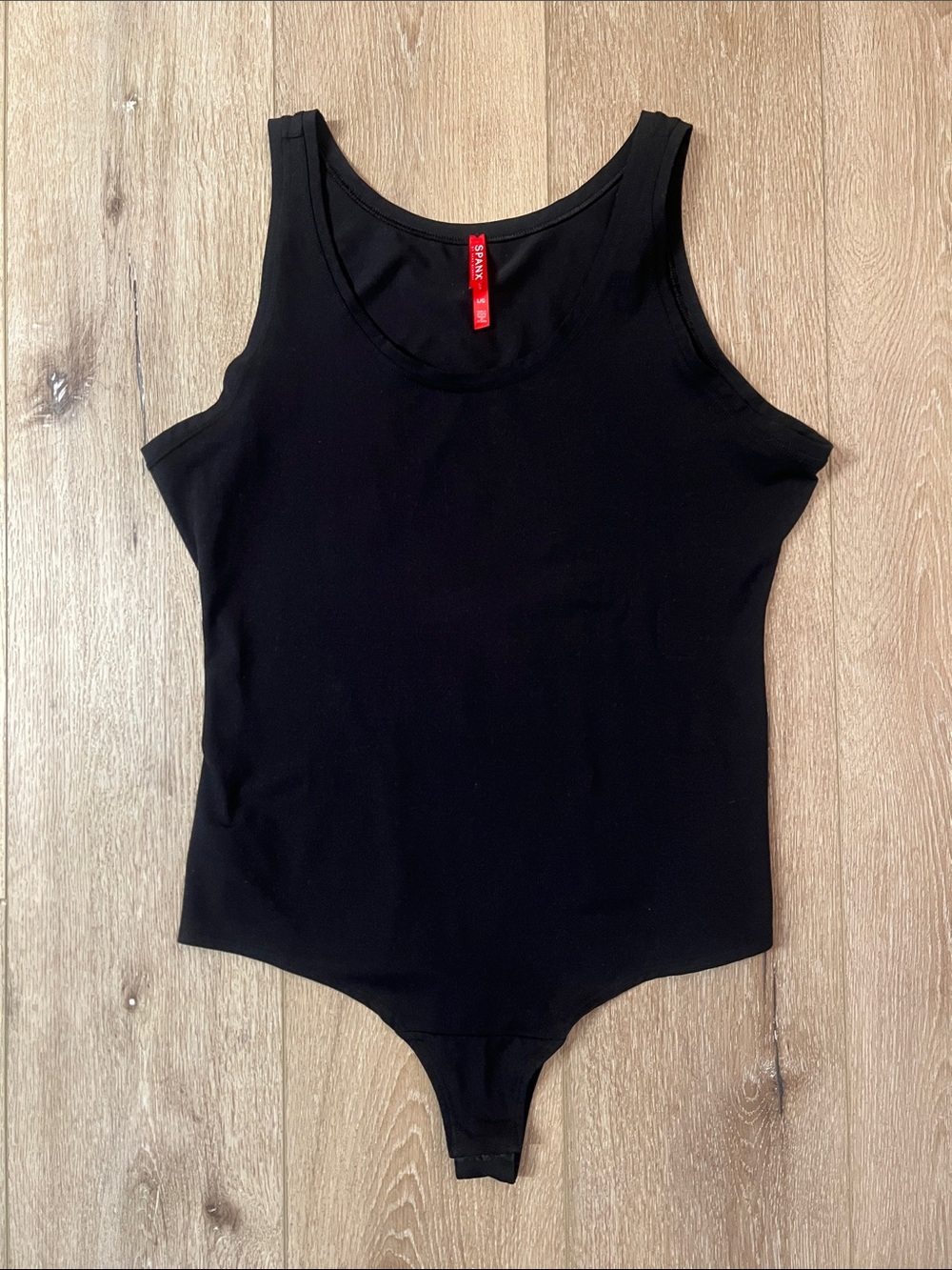 SPANX - Black Scoop Neck Tank Bodysuit, Size L, Great Condition!